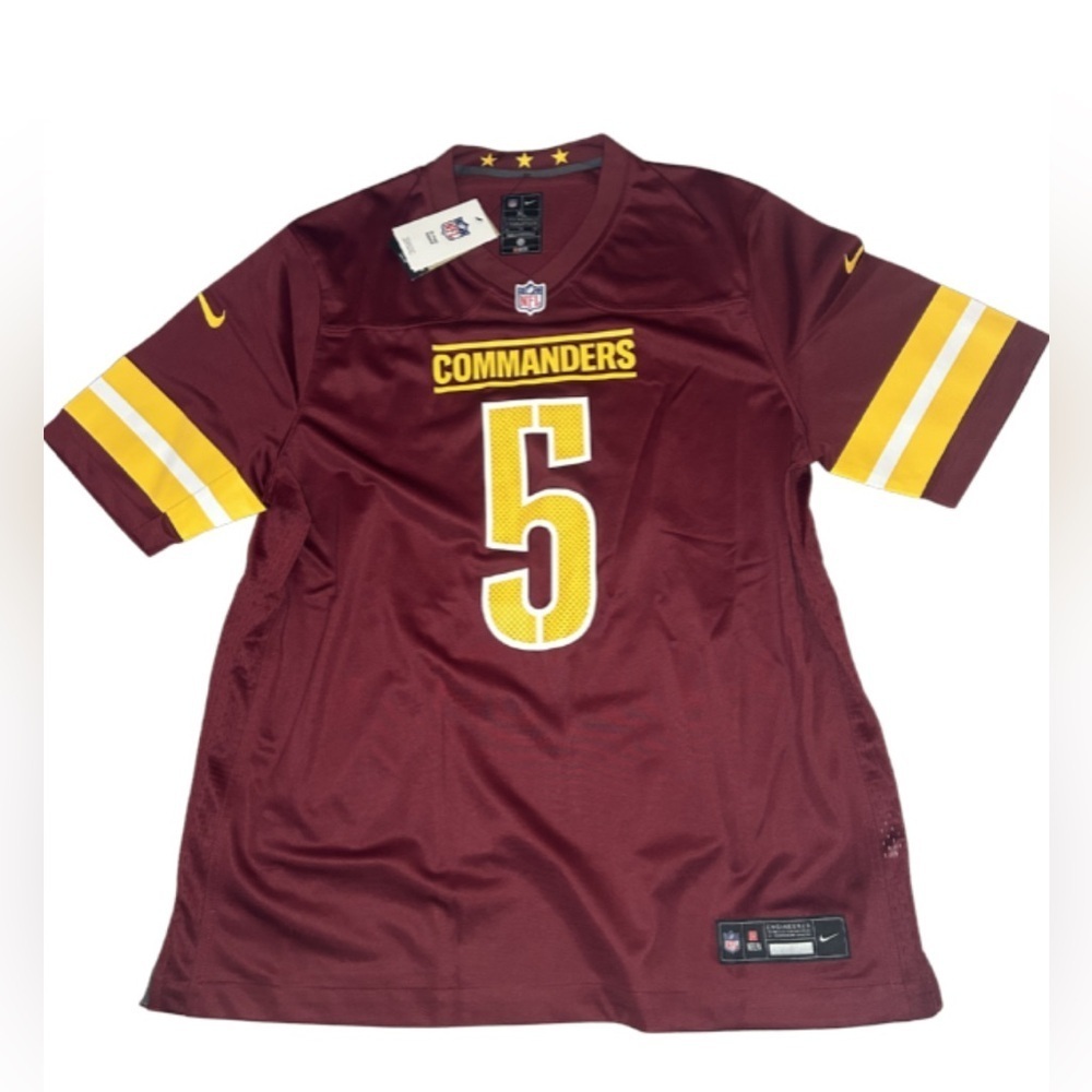🏈 Nike Washington Commanders #5 Jersey Men’s XL Burgundy NFL Football NWT